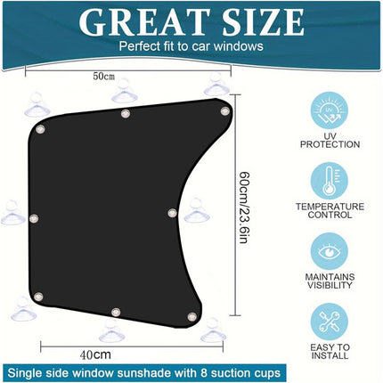 2pcs Semi Truck Side Window Sun Shade International Trucks RV | Semi Truck Accessories, Sunshade UV Protection, Keep Interior Cool
