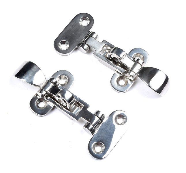 Marine 316 Stainless Steel Anti-Rattle Lockable Hatch Hold Down Clamp Latch Marine Hatch Locker (2 PCS) – product detail