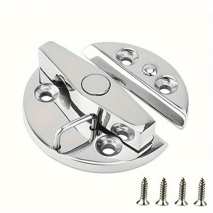 Marine Grade 316 Stainless Steel Turn Twist Button Door Catch Latchfor Door Cabinet Marine Boat Door Catch Latch 316 Stainless Steel Door Latch Round Twist Lock Suit for Boat