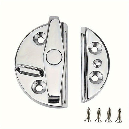 Marine Grade 316 Stainless Steel Turn Twist Button Door Catch Latchfor Door Cabinet Marine Boat Door Catch Latch 316 Stainless Steel Door Latch Round Twist Lock Suit for Boat