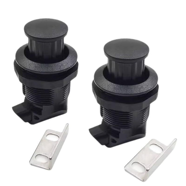 2Pcs Push Button Latch Push to Close Latches for Perpendicular Door Configurations Latches
