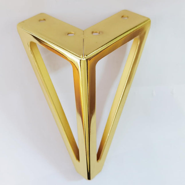 6 Inch Gold Furniture Legs Heavy Duty Metal Furniture Feet Golden Sofa/Cabinet/Table Legs 4Pcs 6 – product detail