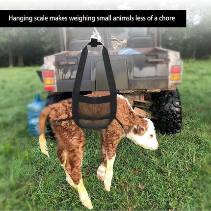 Calf Sling for Weighing Animals - Calf Scale Hanging Weight Scale Sling with Adjustable Straps for Weighing Calves Lambs Goats Baby Alpacas Newborn Livestock Dogs