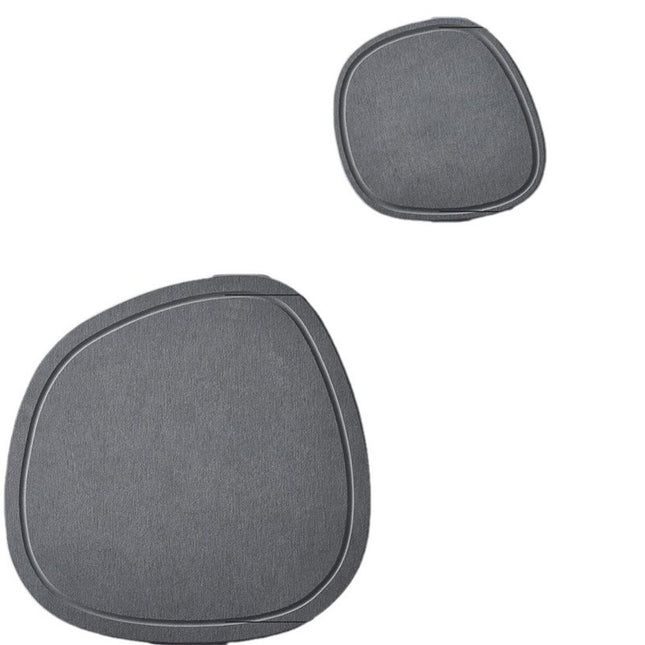 Diatomaceous Earth Plant Saucer for Indoor 2 Pack Irregular 6.7 Inch 12 Inch Instant Dry Pot Saucer Plant – product detail
