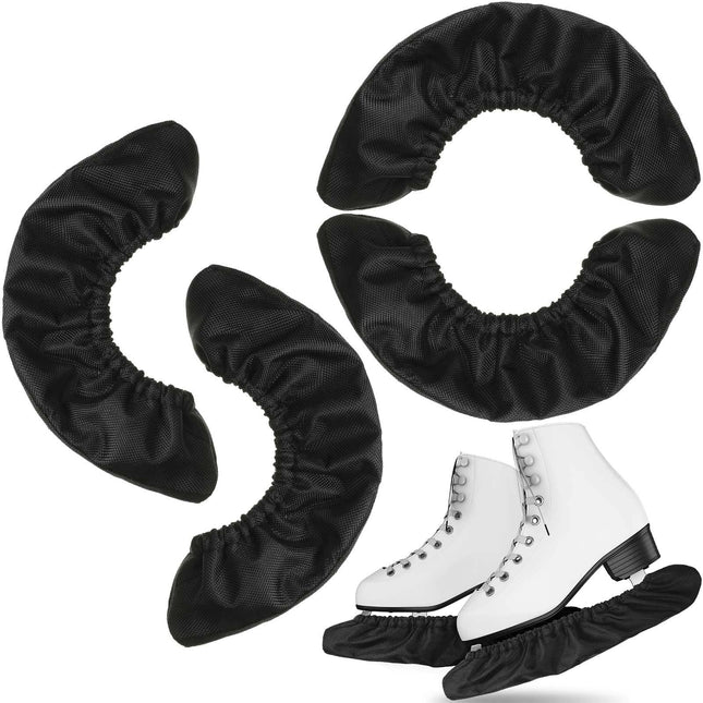 4 Pcs Ice Skate Guards Hockey Ice Skate Blade Covers Kids Absorbent Figure Soakers Hockey Accessories (35