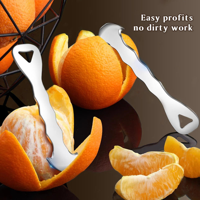 2pcs Stainless Steel Citrus Peeler Tool Orange Peeler for Kitchen Lemon Peeler Grapefruit – product detail