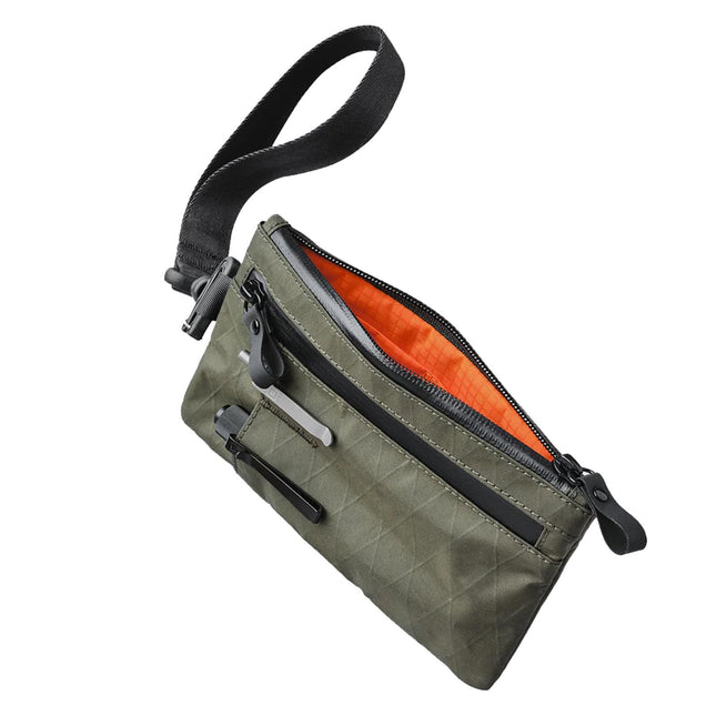 Multi-tool Slots EDC Organizer Pouch Nylon Passport Holder & EDC Wallet (Olive V1192-AZ-W-0958