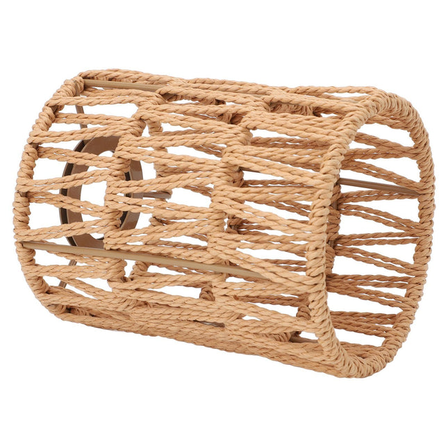 1 Pack Rattan Lamp Shade Handwoven Natural wicker lamp shade Boho Pendant Light Shades for