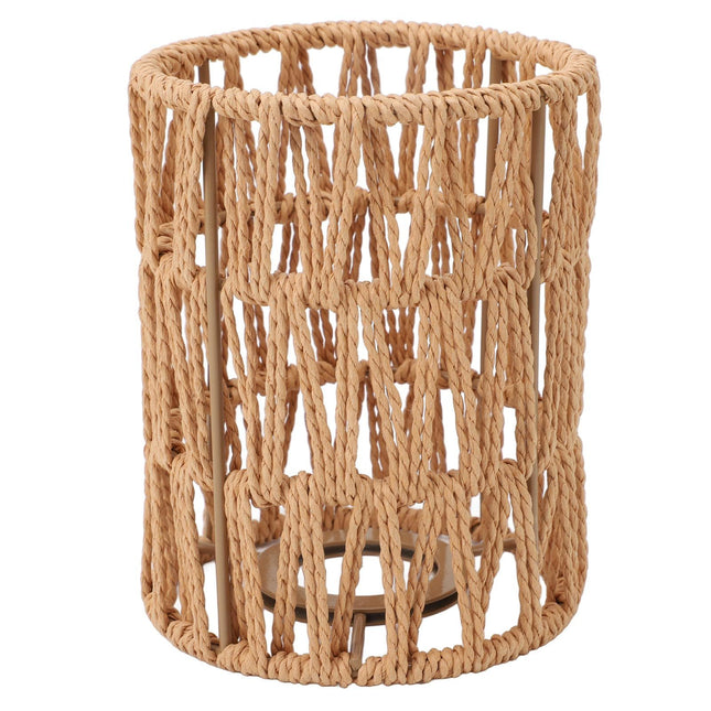1 Pack Rattan Lamp Shade Handwoven Natural wicker lamp shade Boho Pendant Light Shades for – product detail
