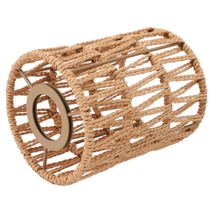 1 Pack Rattan Lamp Shade, Handwoven Natural wicker lamp shade, Boho Pendant Light Shades for Living Room, Bedroom, Kitchen - Eco-friendly & Stylish Home Decor
