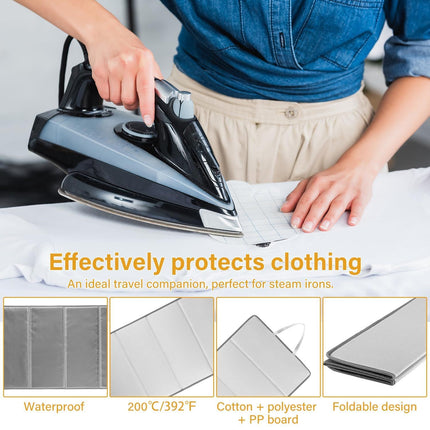 Four fold hanging ironing machine, ironing pad, household steam electric iron, ironing board, household dormitory ironing board, hanging style learning