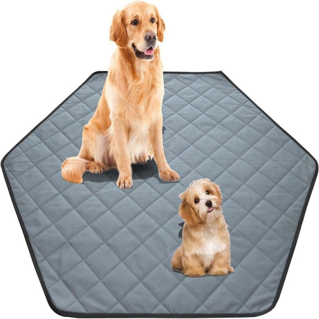 Hexagon Washable Liner for Small Animal Playpen Portable Reusable Guinea Pig Playpen Pad Hamster Cage Pee – product detail