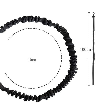 Dog Collar and Leash Set Heavy Duty Military Dog Collar with Handle and Metal Buckle for Medium and Large Dogs (Black, L)