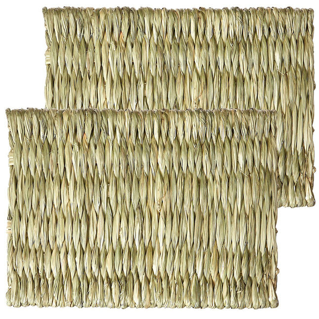 2pcs Woven Grass Mat