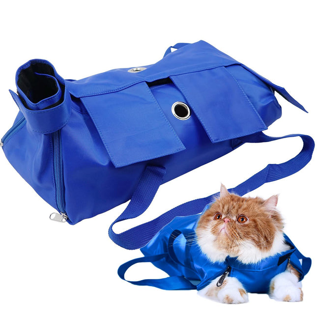 Pet Cat s Restraint Bag for Claw Care Nail Trimming Anti-Scratching Grooming Bag for Cats Medical