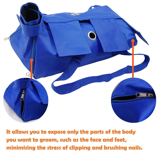 Pet Cat s Restraint Bag for Claw Care Nail Trimming Anti-Scratching Grooming Bag for Cats Medical – product detail