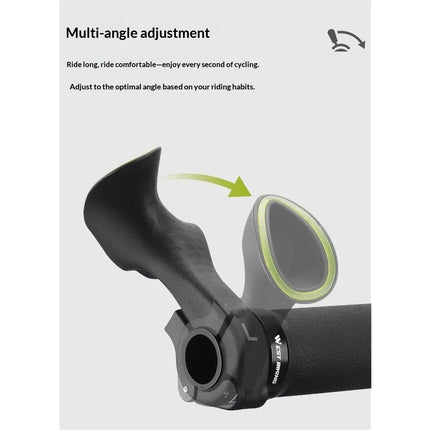 Bike Handlebar Ends Ergonomic No-Slip  Mountain Bike Road Cross-Country Bicycle Handlebar Extender Bar Ends Suitable for 21.8-22.2mm Handlebar