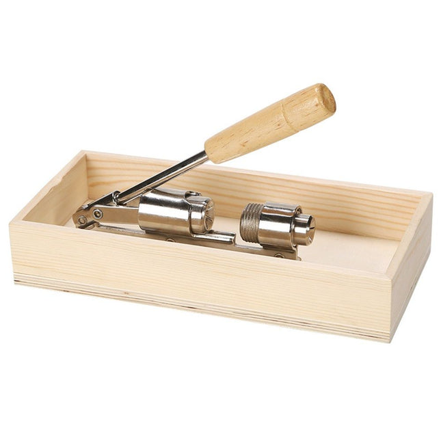 Nutcracker Heavy Duty Nut cracker Pecan Cracker Walnut Cracker Tool with Wood Box Bowl Pecans Hazelnuts