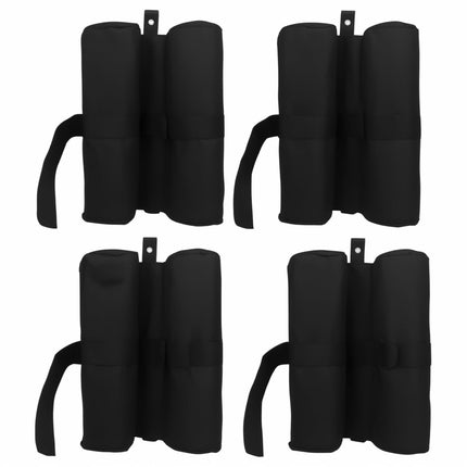 Extra Large Canopy Weights Bag Leg Weight for Pop up Canopy Tent Gazebo Patio Instant Outdoor Sun Shelter, Tent Weight Sand Bags (4Pack black)