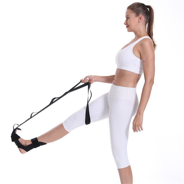 Foot and Calf Stretcher-Stretching Strap For Plantar Fasciitis Heel Spurs Foot Drop Achilles Tendonitis & – product detail