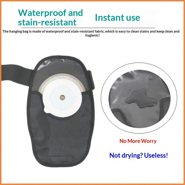 2 pack Waterproof Ostomy Bag Cover Belt Adjustable Washable Colostomy Bag Covers Protector Reusable – product detail