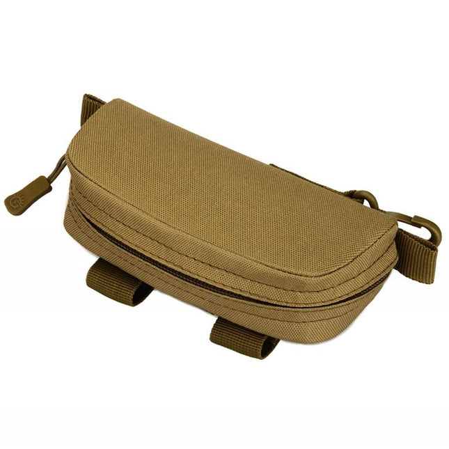 Eyeglasses Case Zipper Sunglasses Carrying Bag Nylon Men's Eyeglass Hard Box Cases with Clip Spacious and