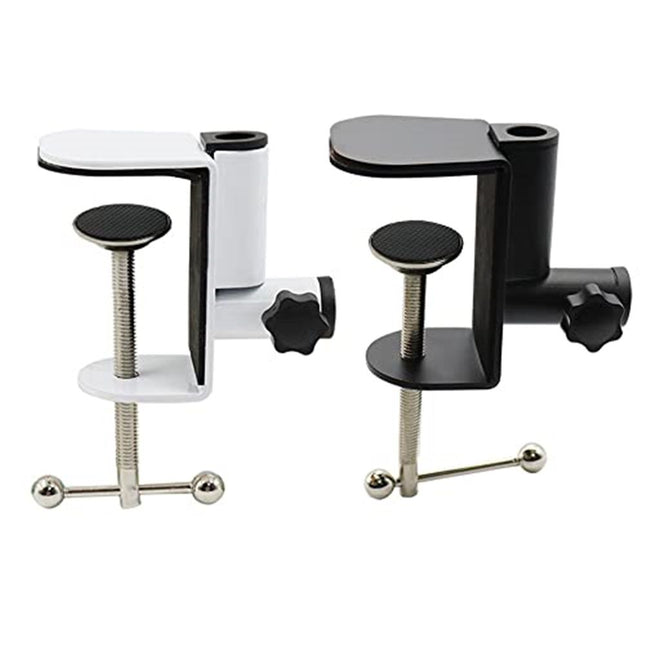 2 pack Universal Shape Table Mounting Clamp for Microphone Suspension Boom Scissor Arm Stand Holder