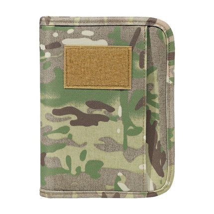 Padfolio Ring Binder of Loose-Leaf Paper, Weatherproof Notebook Cover, Notebook with Zippered for Folders, Cards Refillable Notepad(20.3*14*2.8cm, Only one laptop sleeves)