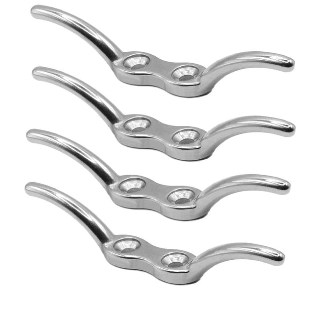 Boat Cleat 2 1/2 in 6 inch Dock Cleat 316 Stainless Steel Marine Grade Rope Cleat -Include Mounting Screws