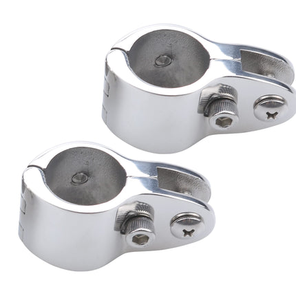 Top Fittings,Top Rail Mounts Jaw Slide,Eye End Caps External Stainless Steel 1 Pair Boat  Top Hinged Jaw Slide Rail Mount 316 Stainless Steel Marine Hardware