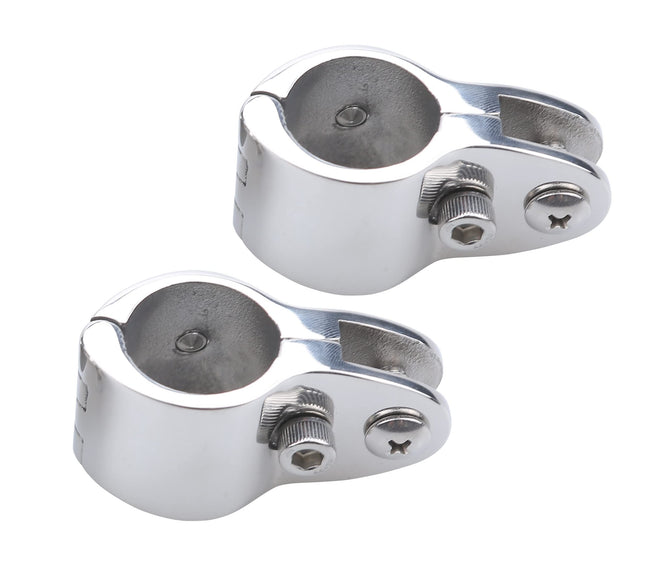 Top Fittings Top Rail Mounts Jaw Slide Eye End Caps External Stainless Steel 1 Pair – product detail