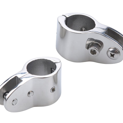 Top Fittings,Top Rail Mounts Jaw Slide,Eye End Caps External Stainless Steel 1 Pair Boat  Top Hinged Jaw Slide Rail Mount 316 Stainless Steel Marine Hardware