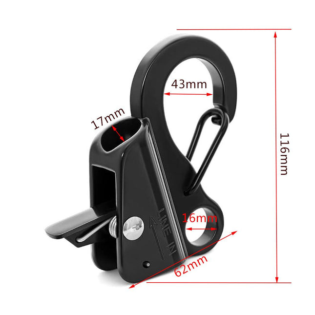 4pcs Stainless Steel Boat Fender Clips Quick Release Clips Boat Bumper Buoy Holders for Rail – product detail
