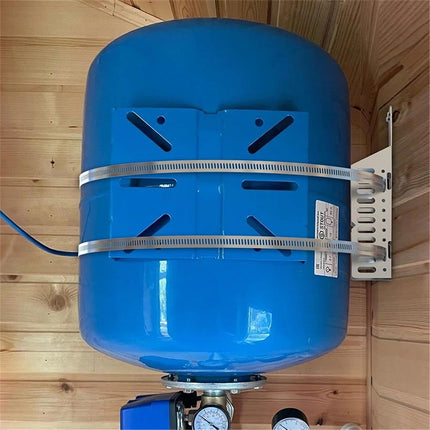 Universal Expansion Tank Water Heater Wall Mounting Bracket, Stainless Steel Diameter Pole Holder Brackets, Water Heater Earthquake Straps for Nitrogen Tank,Propane Tank