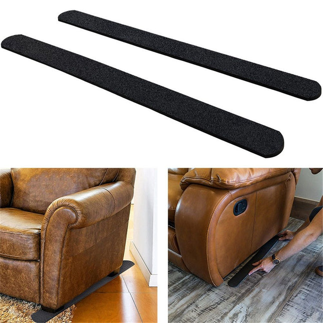 4 Pack Non-Slip Furniture Rail Pads for Recliners Sofa couches.Rubber Recliner Chair Floor – product detail