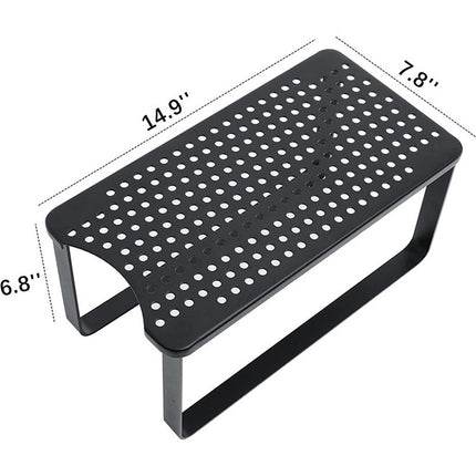 Water Filter Dispenser Stand with Drip Tray - 7.9''W x 14.9''D x 6.8''H, Metal Stand Designed For Filter, Compatible with Zero Water, PUR, Waterdrop etc.