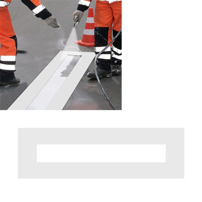 Parking Lot Line Stencil Lays Flat Reusable Silicone Foldable Reusable Wire Template Parking Lot – product detail