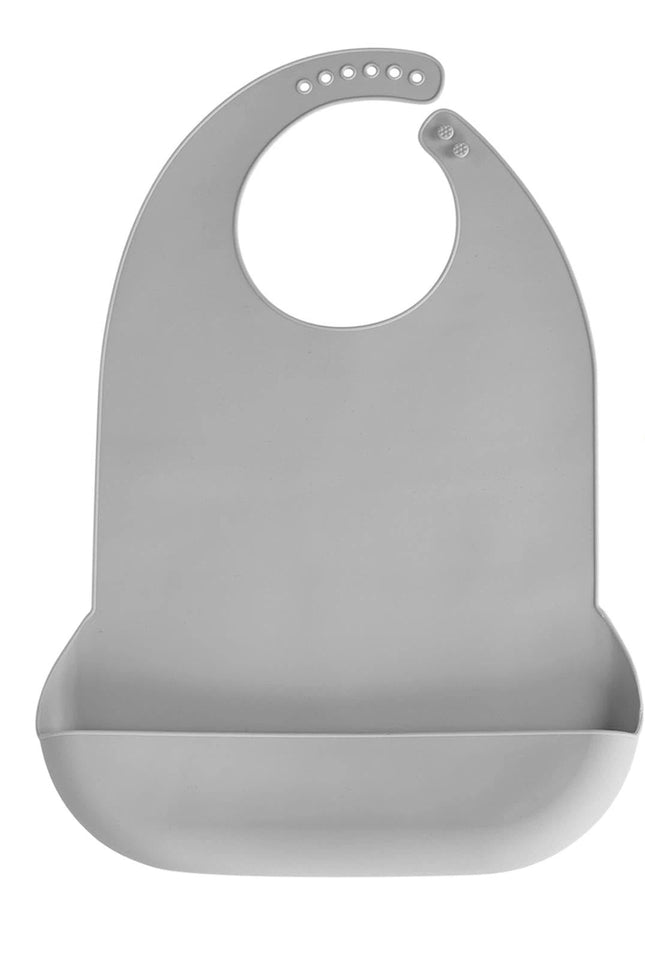 Adjustable Silicone Adult Bib Washable Bib for Men & Women Waterproof bib for Elderly with Crumb