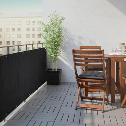 Balcony Privacy Screen Fence Cover 3'x10', Shade Mesh Fabric with Cable Ties, 90% Visibility Block, UV & Wind Protection for Patio, Deck, Porch, Pool, Backyard, Apartments Railing