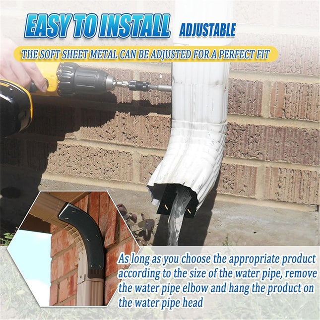 4 Pack Gutter Noise Dampener 3.5 X 11.8 in Rain Noise Downspout Silencer Insert Adjustable – product detail