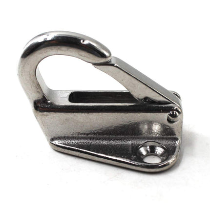 Spring Snap Attach Rope Hook, SS 316 Fender Spring Fending Hook Marine Clothes Boat Hardware (4pcs)