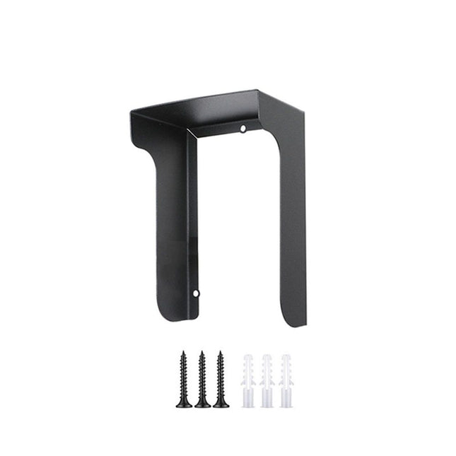 Outdoor Black Doorbell Rain Anti-Glare Cover Steel Weather-Blocking Camera Cover Glare Sun Shade Protection