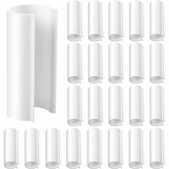 32 Pcs PVC Pipe Clips Pool Cover Clamps for Above Ground Pool Greenhouses Row Covers V1192-AZ-W-1081