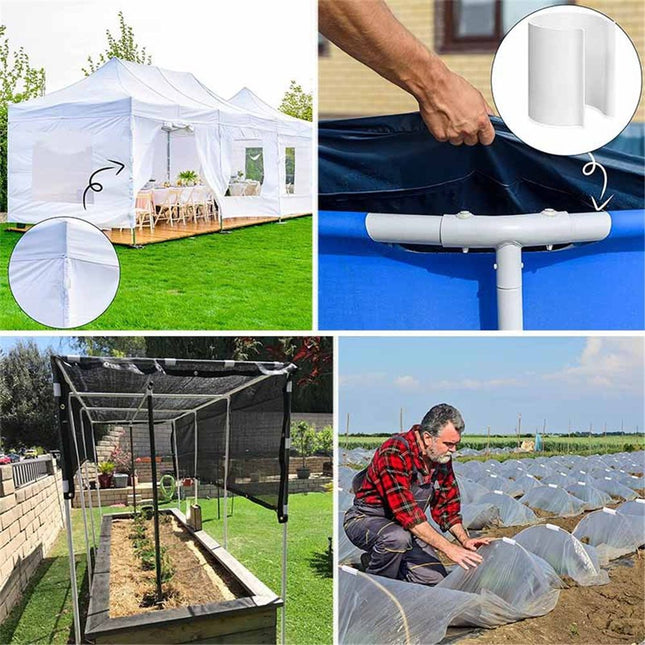32 Pcs PVC Pipe Clips Pool Cover Clamps for Above Ground Pool Greenhouses Row Covers – product detail