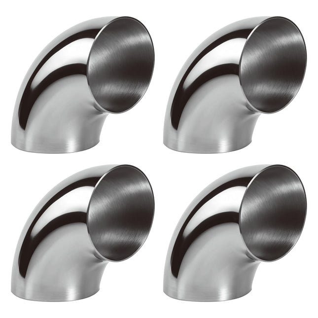 3 Inch 90 Degree 304 Stainless Steel Bend Tube Exhaust Elbow Pipe for Car Customized Modified Exhaust