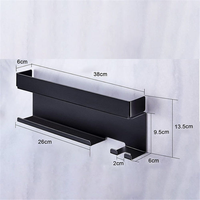 7 in 1 Storage Hair Dryer Holder for Curling Iron Accessories Hair Tool Organizer Wall – product detail