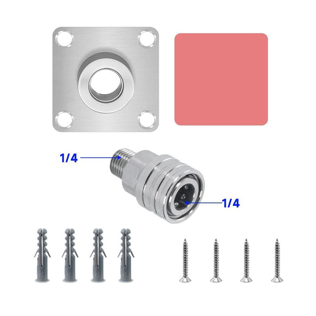 Pressure Washer Gun Holder Foam Cannon Holder 1/4 Quick Connect Foam Cannon Wall Mount Foam – product detail