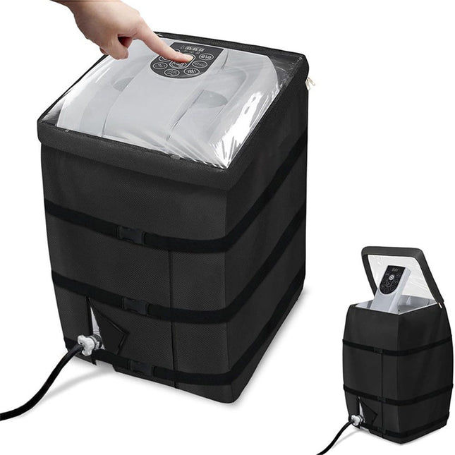 Hot Tub Spa Heater Pump Cover with Transparent PVC Top Window and Zipper Opening Heavy Duty – product detail