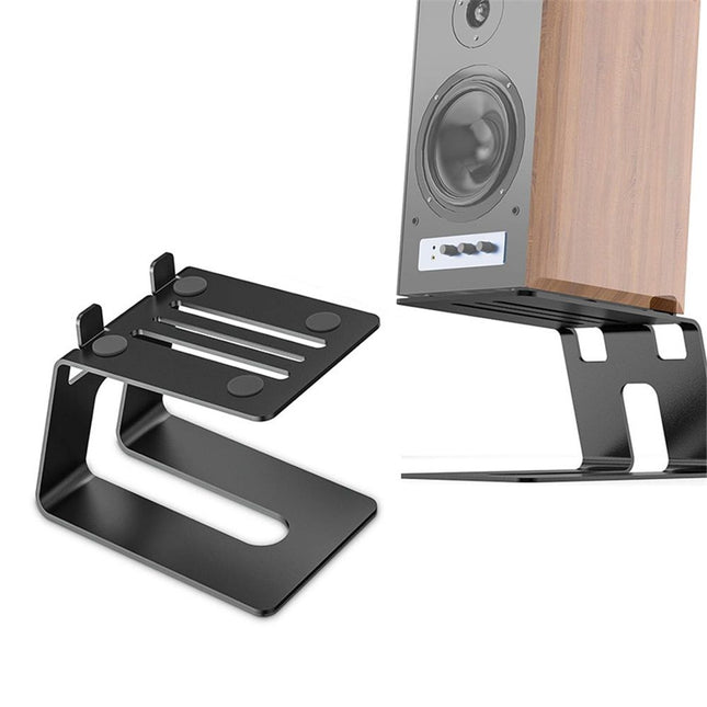 Desktop Speaker Stands with Vibration Absorption Pads Metal Speaker Stands Pair Support Up to – product detail