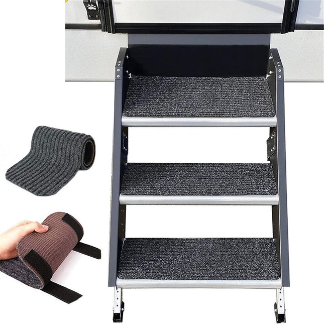 RV Step Covers 4 Pack 24 Wide x 7.5 Deep Camper Step Covers Non Slip RV Stair Treads for Travel Trailers – product detail